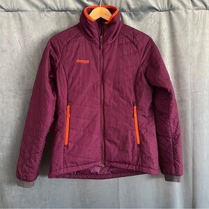 Bergans of Norway Women's Insulated Puffer Zip Up 7505 Nosi Lady Jacket Plum